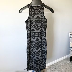 EXPRESS Aztec Bodycon Dress